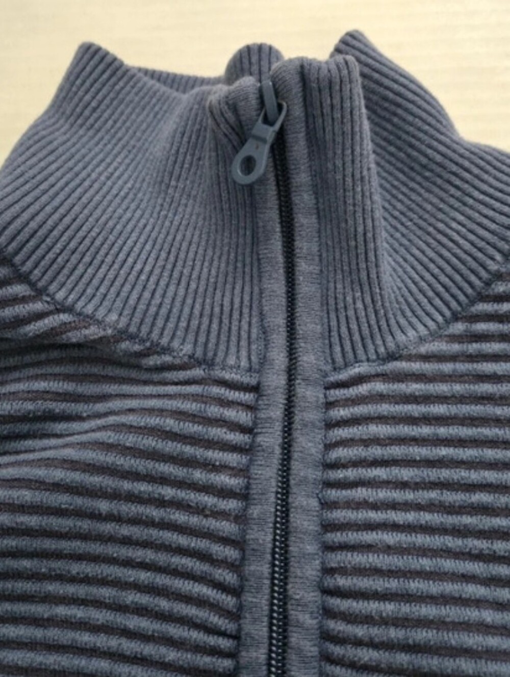 OFFLINE by Aerie Blue Quarter-Zip Ribbed Knit Sweater Size XS - Picture 4 of 8